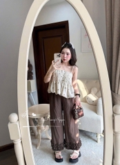 SET BỘ HOA NHÍ 2S QUẦN SUÔNG NỮ