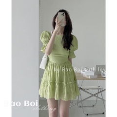 VÁY XỐP CHUN LƯNG CHÂN BÈO - XẢ 79k