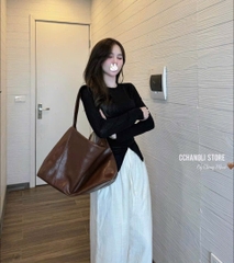 ÁO DÀI TAY BASIC VẠT TÔM NỮ THU ĐÔNG (XẢ 39k)