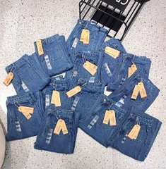 QUẦN JEAN NỮ TUỒN SIÊU CẤP MÀU XANH SẴN (SALE 151k)