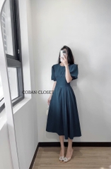 VÁY LI EO TẠO KIỂU TAY BỒNG SẴN