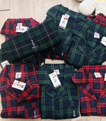 SET KẺ GẤU WHOU VIỀN TÚI NAM NỮ THU ĐÔNG SẴN (SALE 159k)