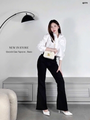 QUẦN JEANS NỮ ĐEN LOE SẴN (XẢ 89k)
