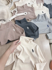SET 4 ÁO GIỮ NHIỆT CỔ LỌ DÀI TAY BÉ TRAI