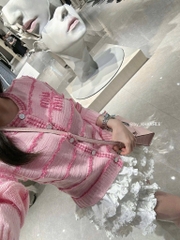 ÁO LEN CAẢDIGAN HỒNG MIU MIU NỮ