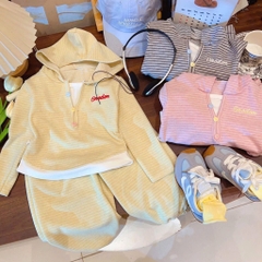 SET BỘ KẺ DÀI 3 MÀU HỒNG VÀNG XÁM BÉ GÁI