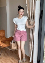 ÁO TAY BỒNG HAI LỚP NỮ SẴN