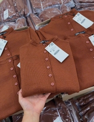 ÁO LEN NÂU CỘC TAY NỮ
