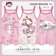 SET VÁY 2 DÂY KITTY MELODY BÉ GÁI