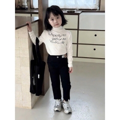 SET 3 ÁO GIỮ NHIỆT DÀI TAY CAO CỔ ĐEN TRẮNG NÂU CHO BÉ LNH SẴN