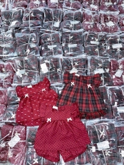 SET ĐÍNH NƠ 3 MÀU BÉ GÁI LOẠI ĐẮT SẴN (SALE 60k)