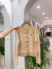ÁO CDG LEN KẺ BE GẤU WHO NỮ THU ĐÔNG SẴN