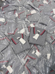 ÁO POLO LEN XÁM VIỀN SỌC NỮ SẴN ( SALE 110k)