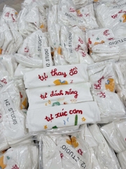 SET 3 ÁO PHÔNG TỰ XÚC CƠM - TỰ ĐÁNH RĂNG - TỰ THAY ĐỒ BÉ TRAI BÉ GÁI
