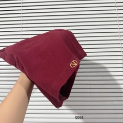 SET COTTON THÊU CHỮ SOOC BÒ ĐỎ NỮ SẴN