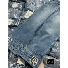 QUẦN BÒ NỮ SUÔNG THÊU GẤU NỔI CHỮ BB