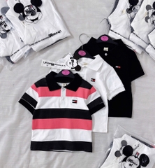 SET 3 ÁO CỔ TRỤ TÔMMY SỊN XÒ BÉ TRAI ( xả 69k)