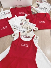 SET 2 VÁY 2 DÂY THÊU CAZI BÉ GÁI
