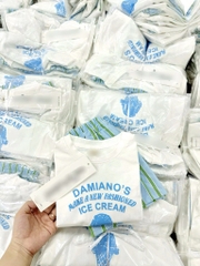 SET BỘ 3 LỖ DAMIANO'S ÁO TRẮNG QUẦN KẺ TONE XANH CHO BÉ TRAI