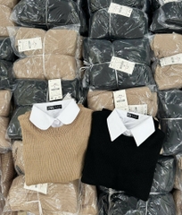 ÁO LEN NỮ ZR CỔ TRÒN TÚI 2 BÊN THU ĐÔNG SẴN (SALE 150k)