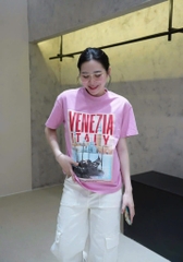 ÁO PHÔNG NỮ HỒNG VENEZIA ITALY AP718 NỮ