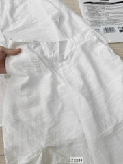 SÉT BỘ ĐŨI TRẮNG DÀI CỔ BẺ NỮ SẴN (TĂNG GIÁ)