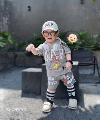 BỘ GAP XÁM MÈO CHUỘT BÉ TRAI