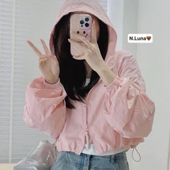ÁO KHOÁC GIÓ NỮ 2 KHOÁ LOGO CHIM ÉN THU ĐÔNG SẴN ( XẢ 89k )