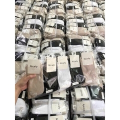 ĐỒ LÓT - SET 10 ĐÔI TẤT MIX ĐEN TRẮNG BE