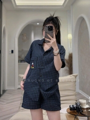 BỘ PIZAMA CỘC KẺ IN MICKEY NỮ SẴN (SALE 95k)