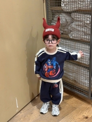 SET BỘ DÀI NỈ SIÊU NHÂN MARVAL 2 MÀU PHỐI BÉ TRAI