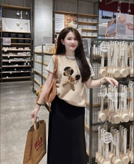 BÁN SET + LẺ ÁO LEN ÁO PHÔNG CVAY ĐÍNH NGỰA QC NỮ THU ĐÔNG