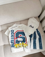 SET BỘ CHÚ CHÓ SNOOPY QUẦN ĐÙI KẺ BÉ TRAI