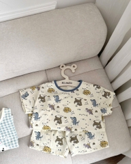 SET 2 BỘ KẺ XANH + BỘ ĐỘNG VẬT BÉ TRAI BÉ GÁI