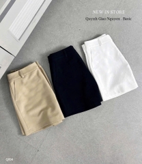 SET 3 QUẦN ĐÙI THÔ ĐEN TRẮNG BE NỮ SẴN (SALE 99k)