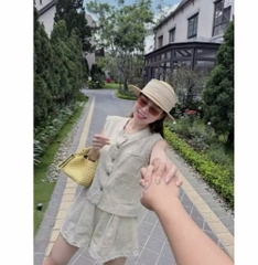 SET BỘ CỘC REN HOA VIỀN NỮ
