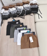 COMBO 5 QUẦN ZIP TONE NÂU XÁM BÉ TRAI