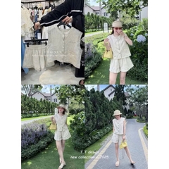 SET BỘ CỘC REN HOA VIỀN NỮ