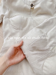VÁY LI- EN CÚP NGỰC CỔ TẦU ĐÍNH TAG(XẢ 105k)