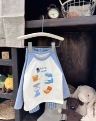 SET BỘ DÀI ZIP LÔNG 2 MẶT BÉ TRAI BÉ GÁI