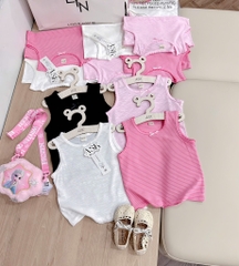 SET 4 ÁO BALO XƯỢC TONE HỒNG BÉ GÁI