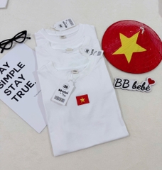 ÁO PHÔNG LOGO CỜ VN CHO BÉ TRAI GÁI