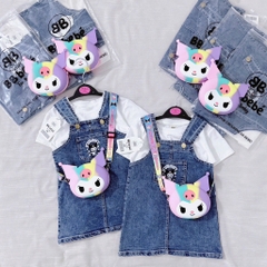 SET YẾM BÒ KURUMI BÉ GÁI (KÈM TÚI) SẴN (xả 79k)