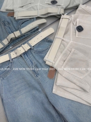 QUẦN JEAN NỮ SUÔNG TRƠN 2 MÀU SẴN