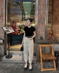 BAGGY JEAN BE KEM CẠP CAO (XẢ 75K)