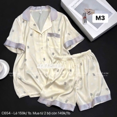 SET BỘ NGỦ CỘC PHỐI VIỀN NỮ