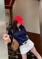 ÁO SƠ MI THÊU NGỰA DÀI TAY 2M NỮ