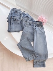 QUẦN JEANS NỮ SUÔNG GẤU TO TÚI VẠT SẴN
