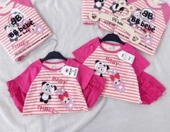 VÁY BÉ BABY THREE 2 MÀU HỒNG BÉ GÁI(XẢ 59k)