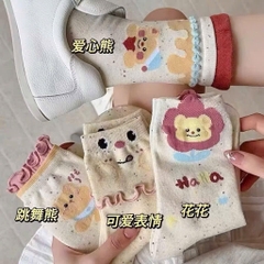 ĐỒ LÓT - SET 10 ĐÔI TẤT HOẠ TIẾT CUTE